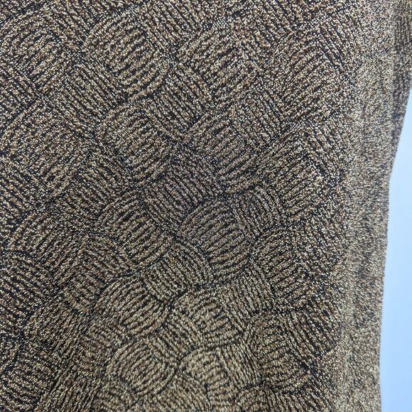 Sezane Dress Womens XS Gold Shift Y2K Metallic Mini Quiet Luxury Holiday Party - Picture 9 of 12